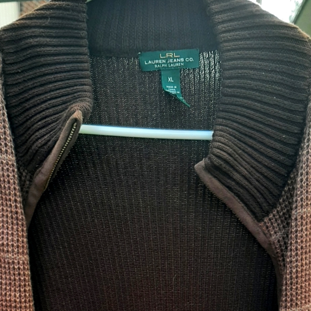 Lauren by Ralph Lauren XL zip up sweater